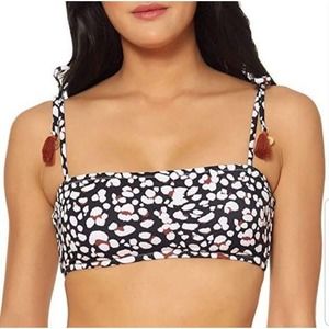 Jessica Simpson spotted tassel bikkini top nwt